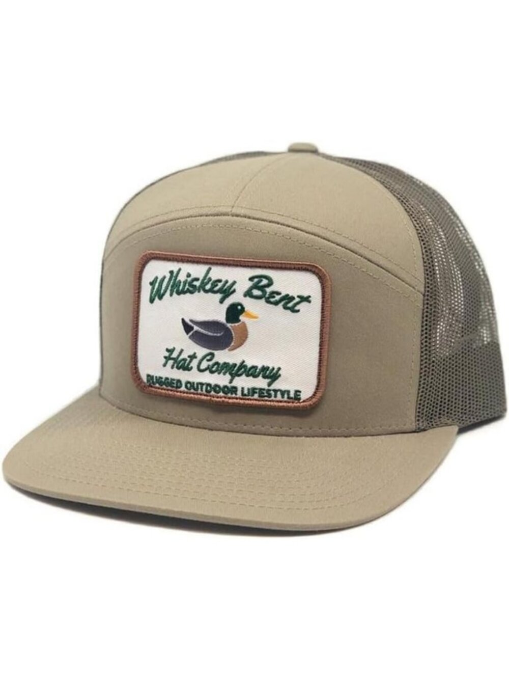 Adjustable Green Snapback Duck Hat for Outdoor Lifestyle, Perfect for Adventure
